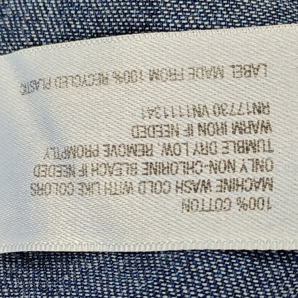 Ava & Viv Chambray Women's Button Front Long Slee… - image 4